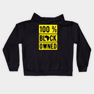 100%black owned Kids Hoodie